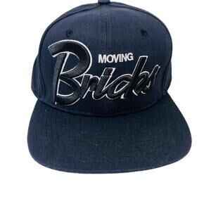 ROCK SMITH Moving BRICKS Snapback Hat Baseball Cap Black  adjustable